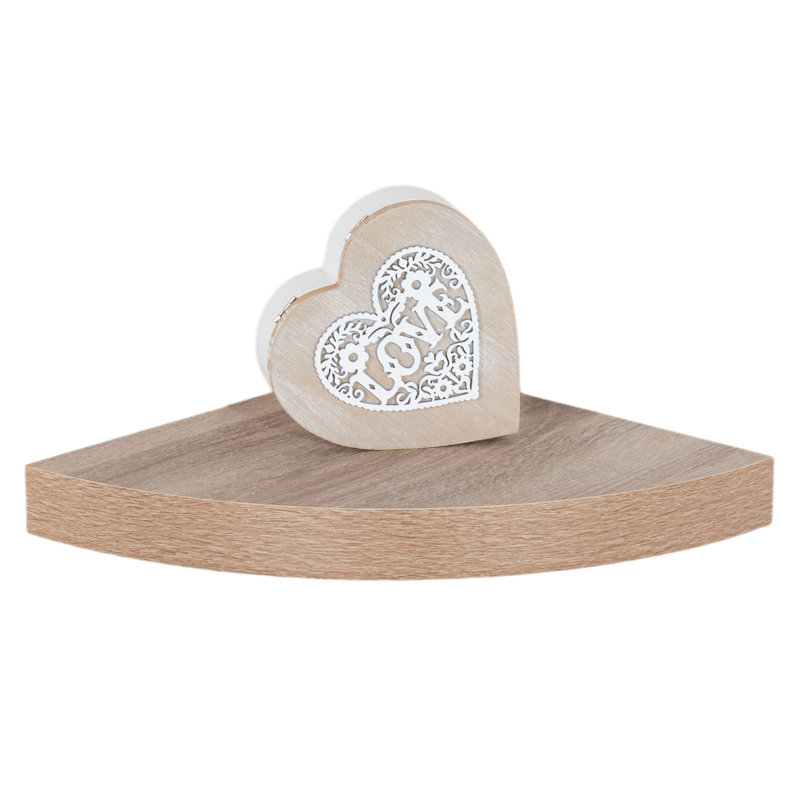 Hudson Floating Shelf, Brown
