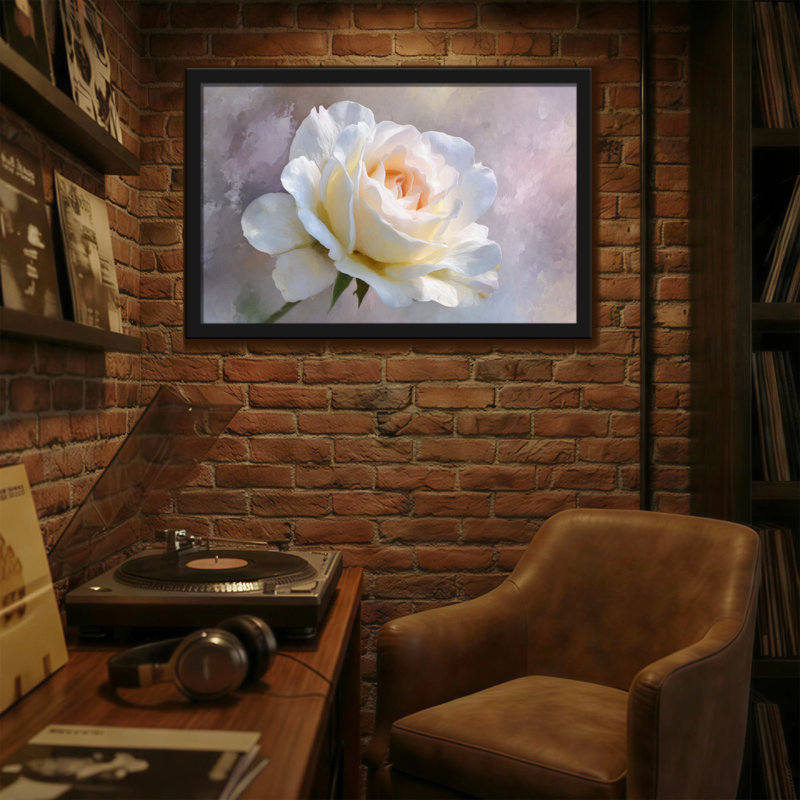 Plantes et fleurs rose blanc doux sur fond pastel