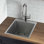 Ruvati Topmount Laundry Utility Sink 18 x 22 x 12 inch Rounded Corners Deep  Stainless Steel