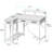 Reversible Desk With Monitor Shelf, L-shaped Desk With 3-tier Under-desk Drawers, Computer Desk With Led Light Strips, Writing Desk With Cpu Stand, Home Office Desk With Recessed Power Outlet-1781363511