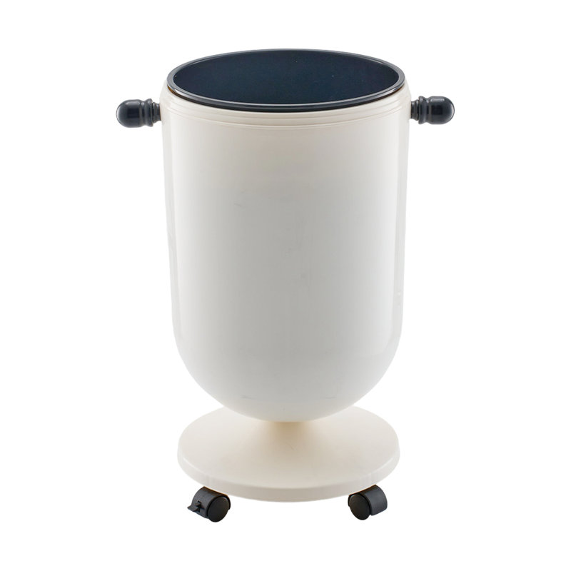 PP Waste Bin, Cream White