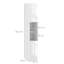 MDF / Particle Board Freestanding Linen Cabinet