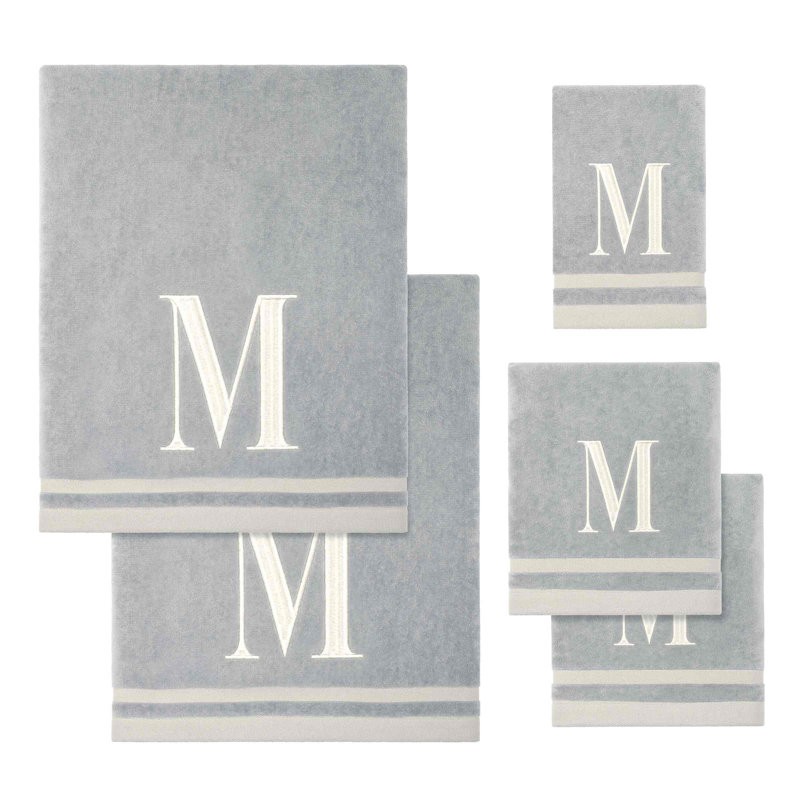 Ensemble de serviettes IVR / GLD, Gris, Ensemble de serviettes 5 pièces