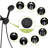 8 Hand Shower & 4.7" Rain Showerhead In Matte Black Structure Dual System-120951939