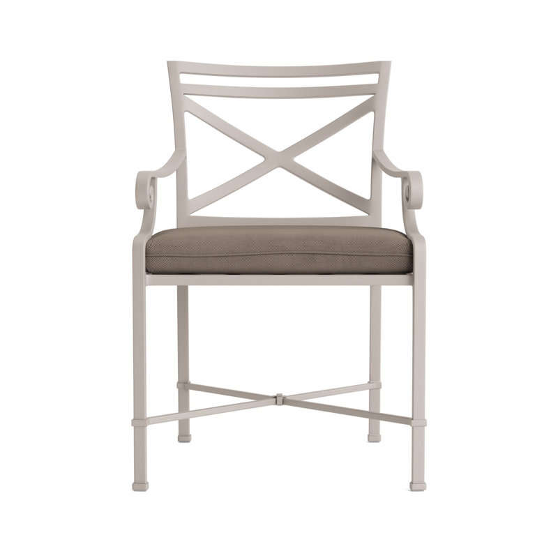 Venetian Outdoor Lounge Chair, Fusion Charcoal, Dove Smooth