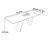 Retro solid wood rectangular creative dining table-617661967