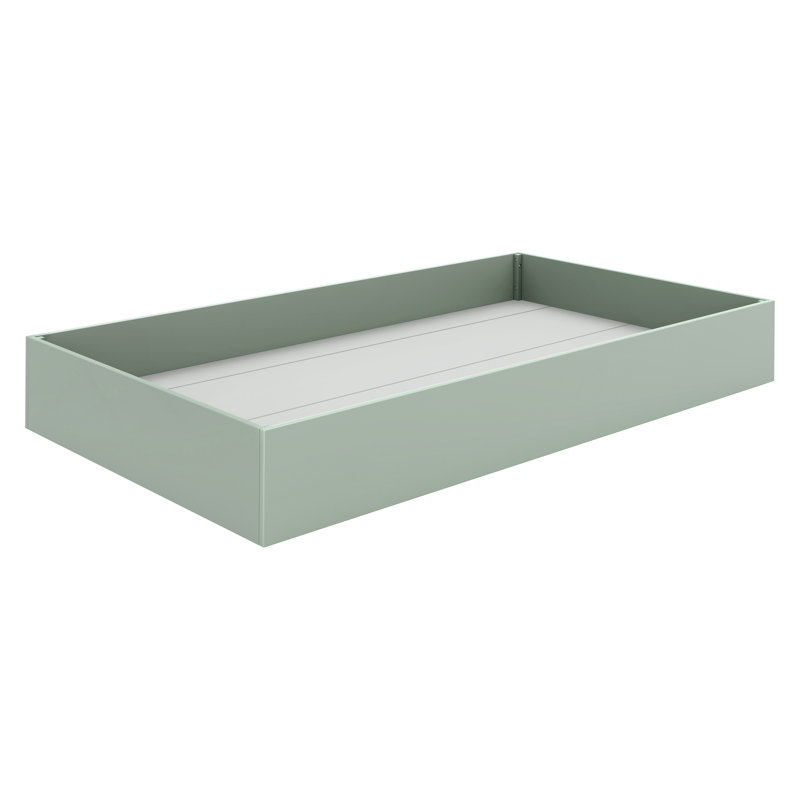 Tiptoe Universal Storage Trundle Unit, Light Sage