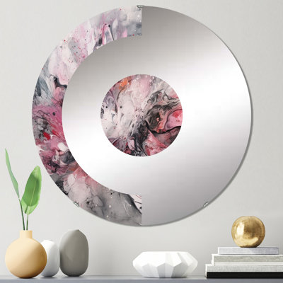 Edvard - Miroir mural demi-cercle
