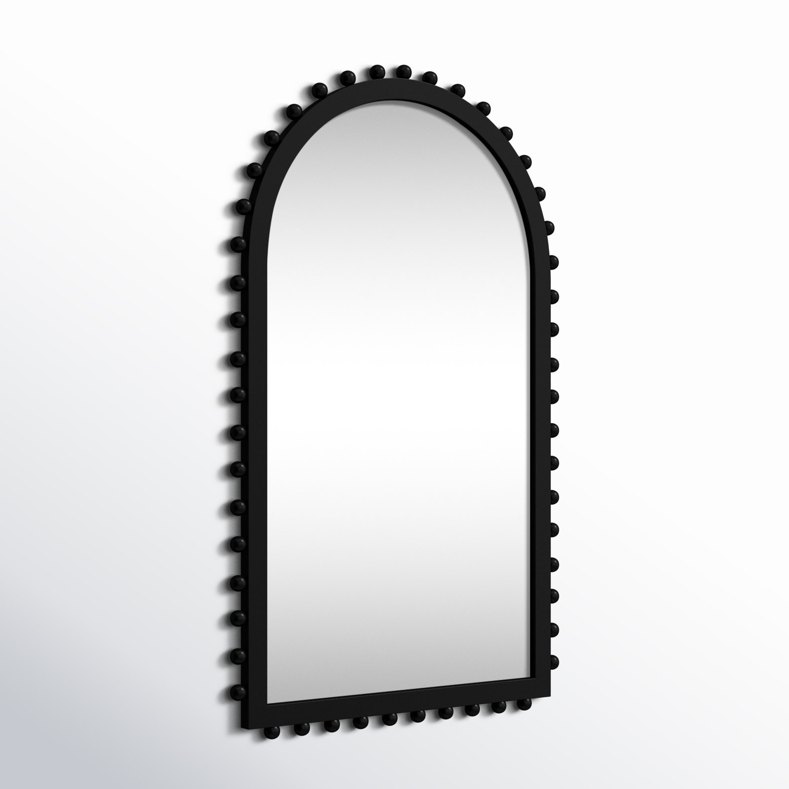 39" Accent Mirror, Black