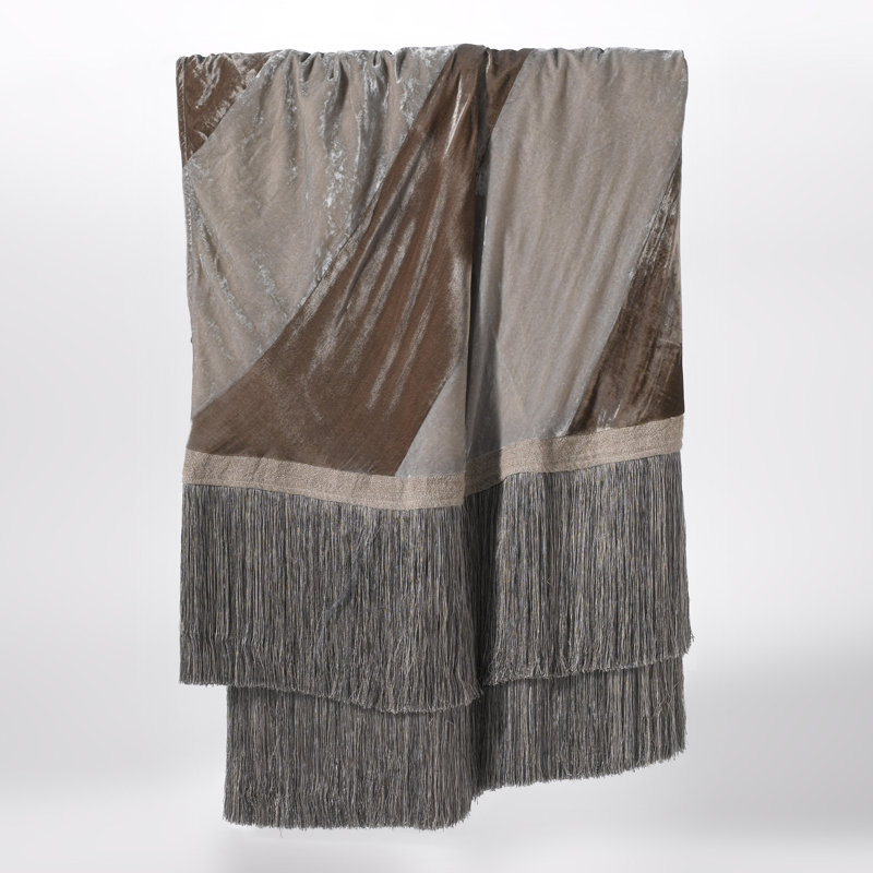 Luscious Silk Velvet Throw