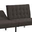 Futon canapé-lit simple chaise lit salon chaise longue