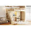 Lit mezzanine double avec escalier de rangement-1767923716