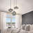 Cortnie 3 - Light Matte Black Unique/Statement Pendant