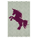 Tapis rectangulaire en nylon 5 pi x 8 pi Kamilo