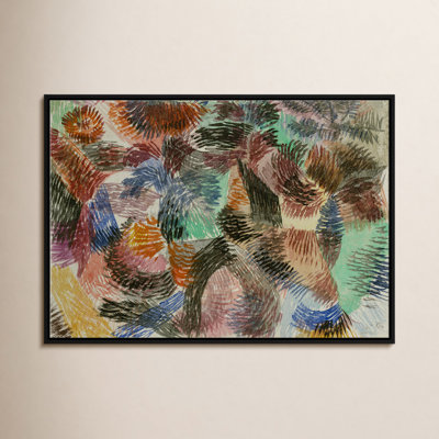 Crosshatch in Color Canvas Painting