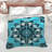Blue Geometric Mandala Comforter-127458778