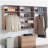 Devi Oak Wall Mounted Wood Closet System