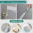 Hoimpro 12 Inch Shower Head System With 2-In-1 Handheld Sprayer, High Pressure Rainfall Shower Head, Brass Faucet Valve Kit, - Includes Shower Arm, Hose And Holder-114406242