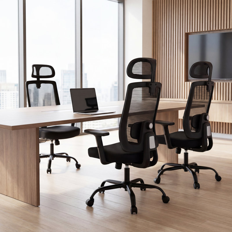 Ergonomic Mesh Office Task Chair, Black