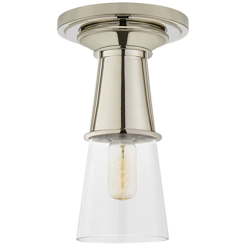 Robinson 1 - Light Flush Mount, Bronze, Clear