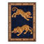 Tapis d'intérieur bleu / jaune lavable à la machine Tashianna-128992575