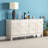 Iasiah Modern 60"W 4-Door Solid Wood Sideboard with Adjustable Shelves-155160377