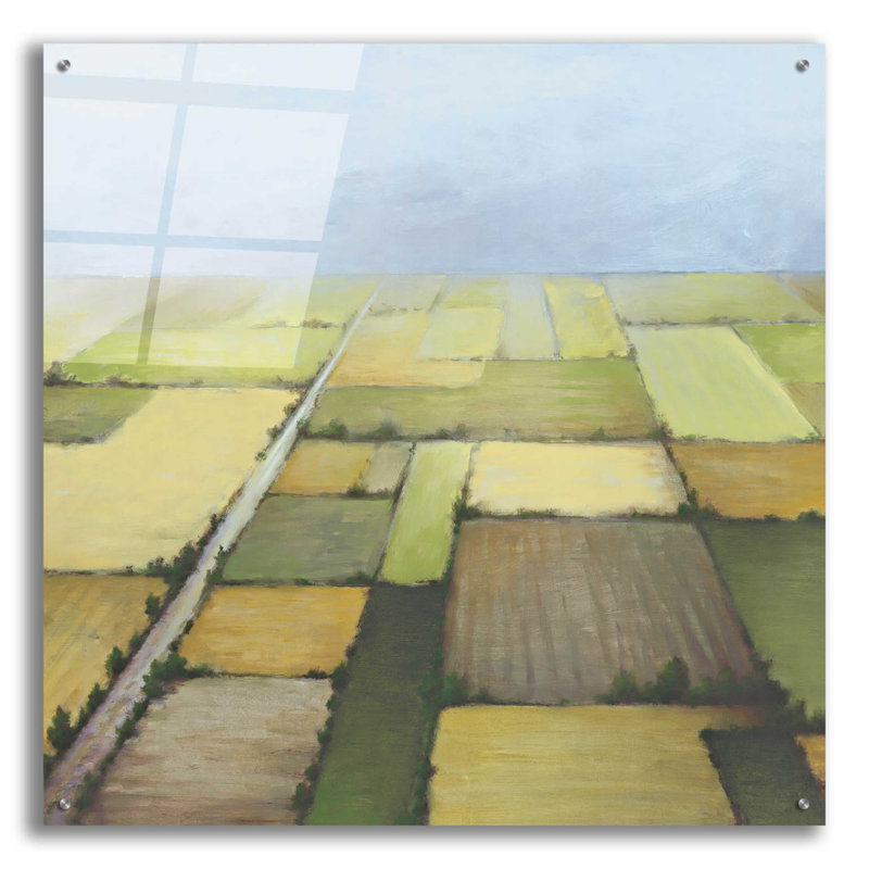 «Farmland From Above» par White Ladder, H 36 po x l 36 po