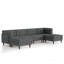 6 Seater Corduroy Sectional-202249680