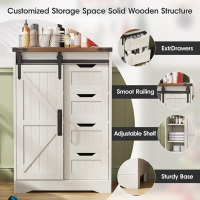Janiya 32.68'' Kitchen Pantry