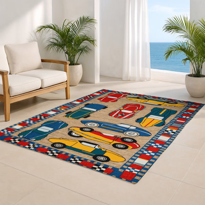Tapis intérieur et extérieur beige Transport
