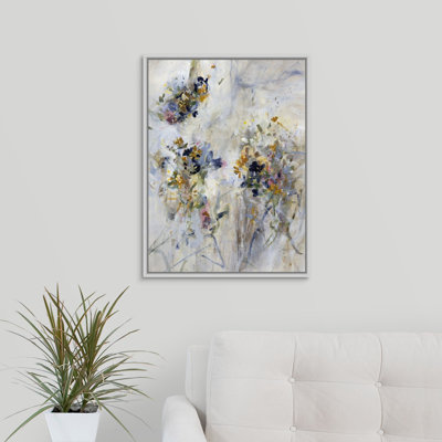 « blended pétales i », peinture sur toile