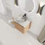Meuble-lavabo mural 24 po avec lavabo d'art en céramique et porte à fermeture en douceur 24 po-121600115