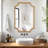 Laritha Bathroom/Vanity Mirror with Wood Frame-316077311-296611955