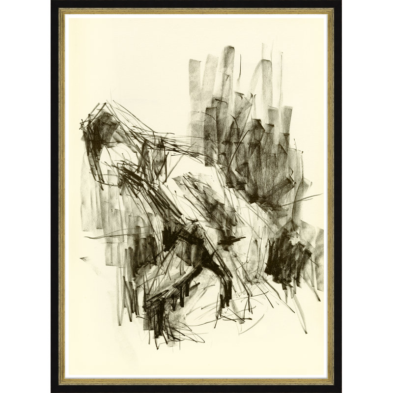 Repose II - Peinture encadrée sur papier