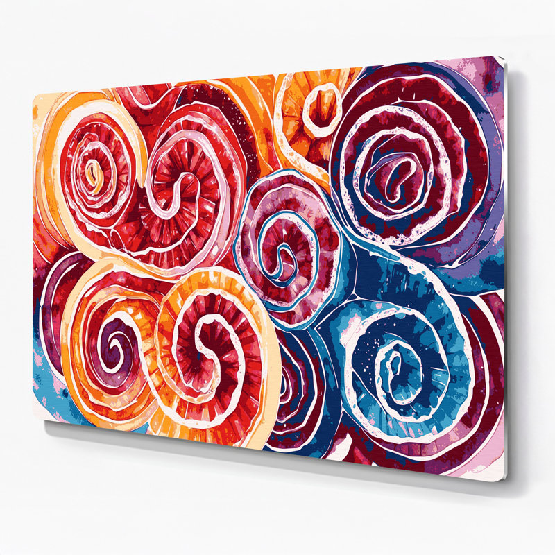 Art mural en métal beige Desserts, H 11 po x l 14 po