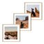 Cadre photo en bois - ensemble de 3