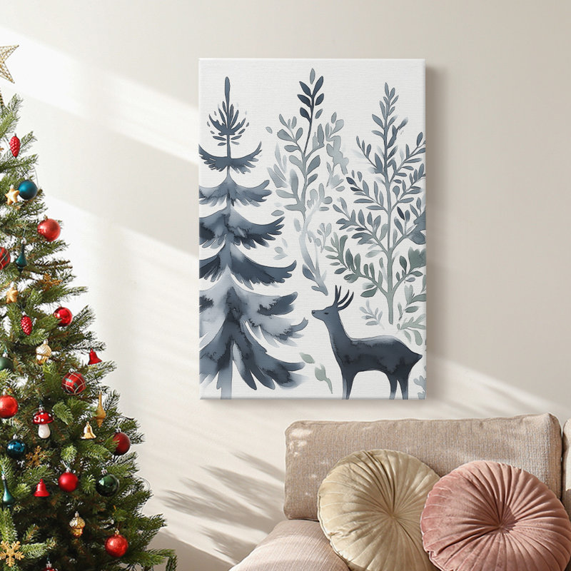 Art des Fêtes de Noël - Toile tendue avec châssis CCCCXIV, H 27 po x l 18 po