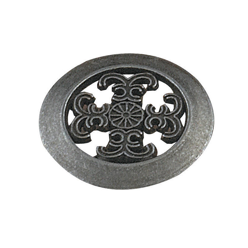 Poignée ronde 1 1/2" de diamètre Expression, Fer ancien