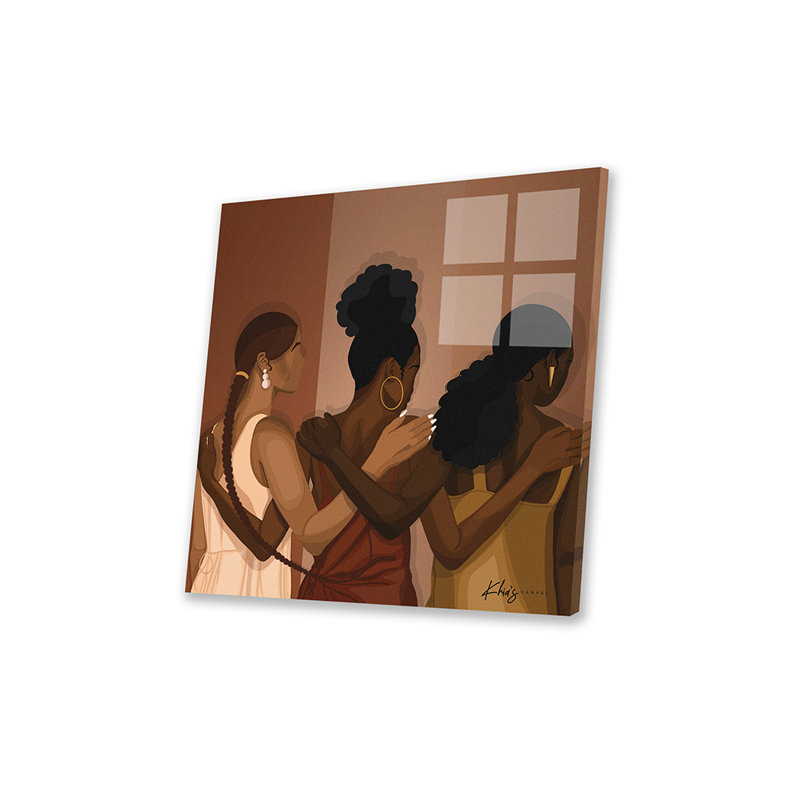 Impression de soeur sur verre acrylique, H 24 po x l 24 po x P 0,25 po
