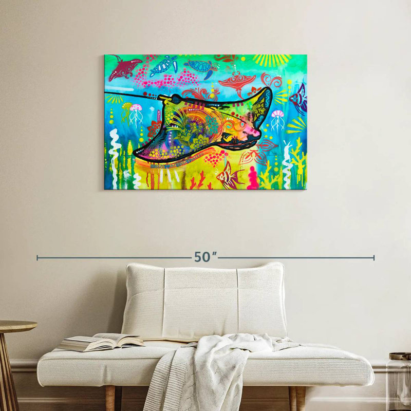 Brampt Sting Ray, 24" H x 36" W