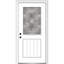 Porte d'entrée pré-montée en panneau de fibre de verre 1/2 panneau Grace Grace-2017282265-2017282264-2017282260