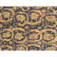 High-Quality Hand-Knotted Black And Gold Area Rug