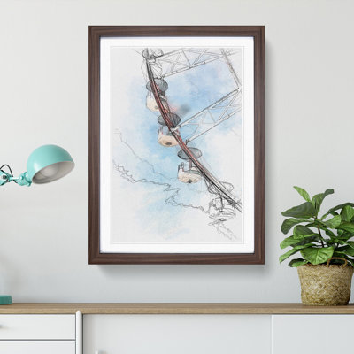 Ferris Wheel - Single Picture Frame Painting on MDF