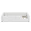 Lit plateforme tapissier avec garde-corps et station de charge