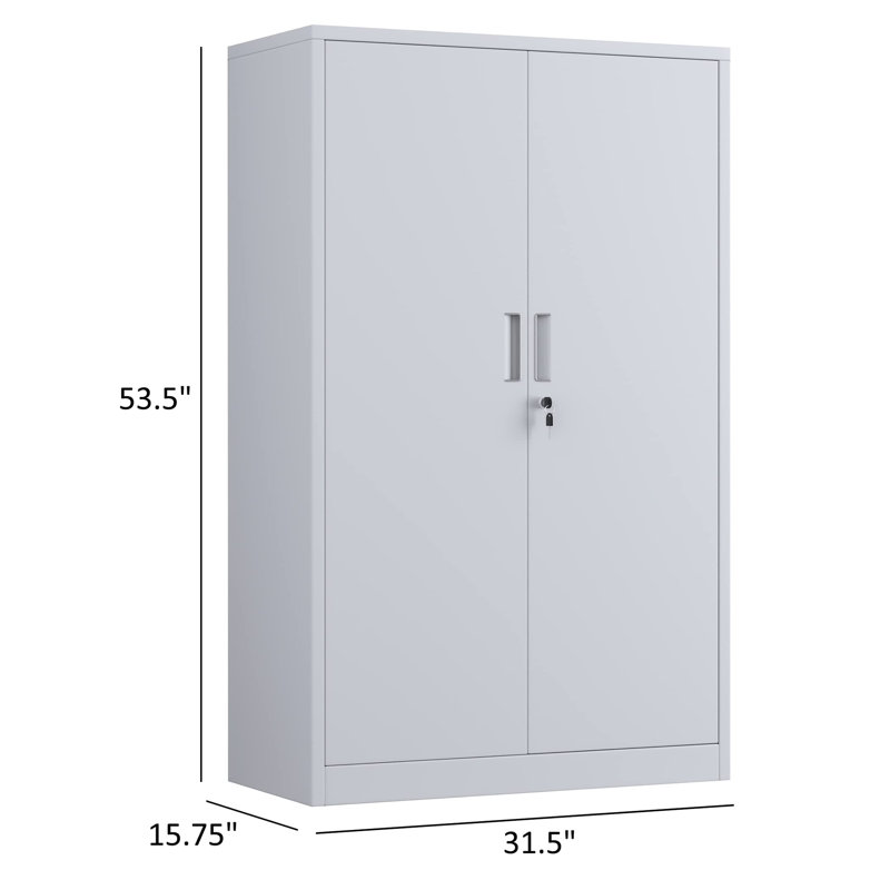 Lucson Single Storage Cabinet ( H x W x D), White