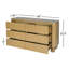 Mari 60 in. W Rectangular Wood 6 Drawer Dresser