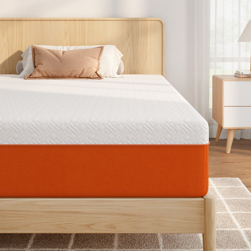 Matelas en mousse mémoire de 25 cm (10 po), fermeté moyenne, format simple, avec housse amovible et lavable., 10"