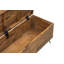 Banc de rangement en bois Sherry