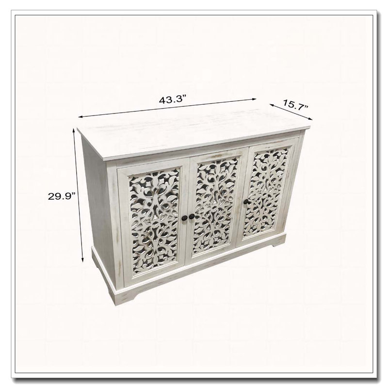 3-Door Accent Cabinet