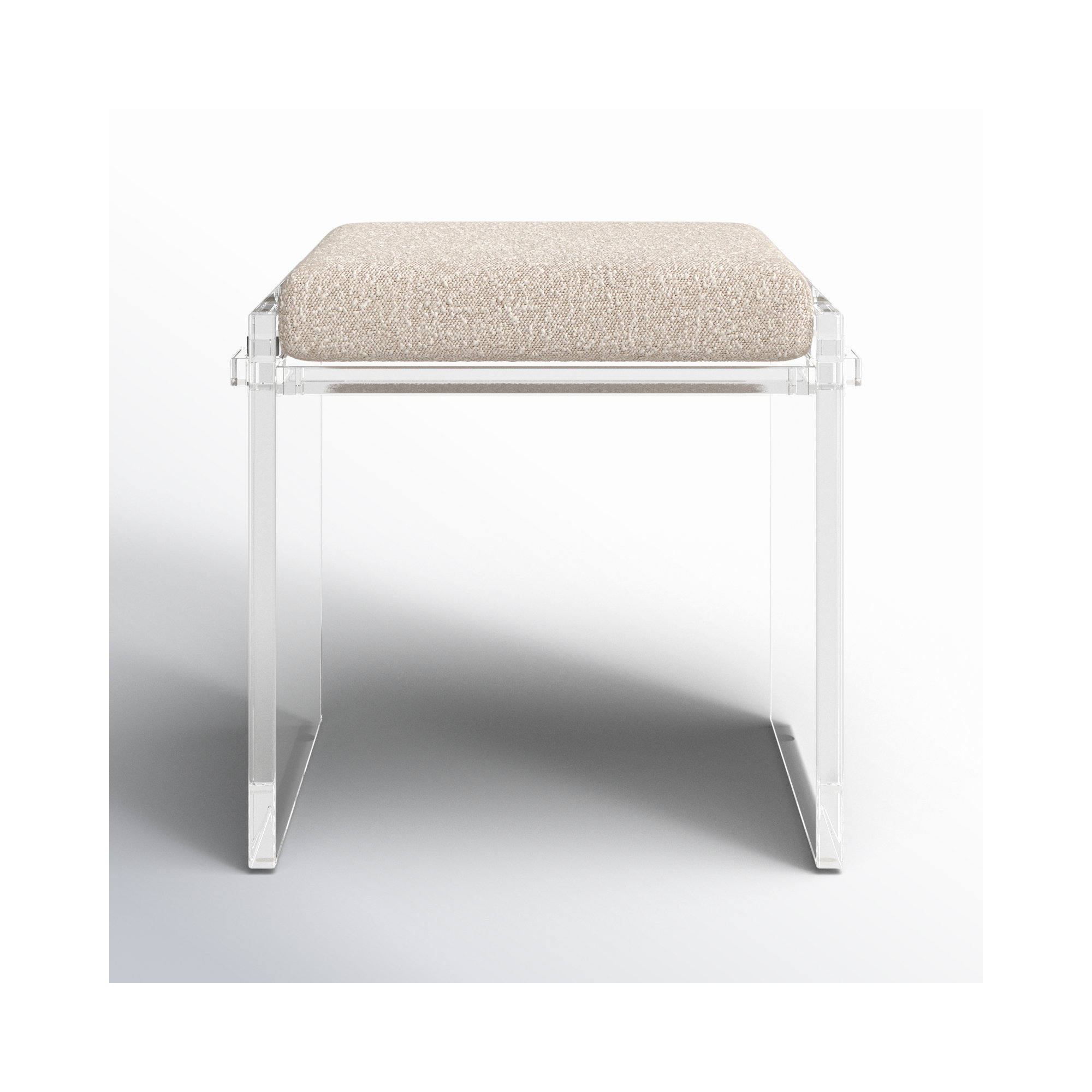 Vinisha Accent Stool, Knoll Beige